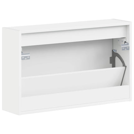 Vægmonteret Skoskab EDE 71 x 17 x 43 cm Konstrueret træ Hvid