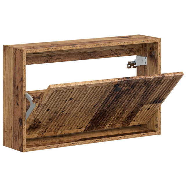 Vægmonteret Skoskab EDE 71 x 17 x 43 cm Konstrueret træ
