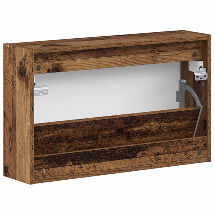 Vægmonteret Skoskab EDE 71 x 17 x 43 cm Konstrueret træ