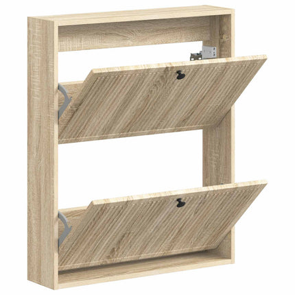 Vægmonteret Skoskab EDE 71 x 17 x 86 cm Konstrueret træ