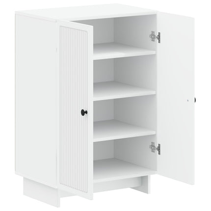 Sko skab EDE 59,5 x 39,5 x 90 cm Konstrueret træ Hvid