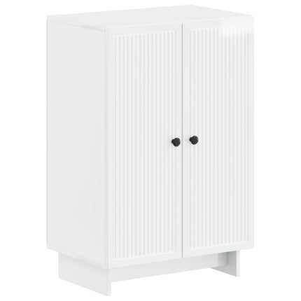 Sko skab EDE 59,5 x 39,5 x 90 cm Konstrueret træ Hvid højglans