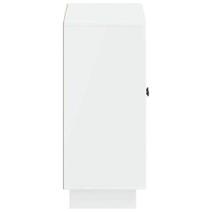 Sko skab EDE 59,5 x 39,5 x 90 cm Konstrueret træ Hvid højglans