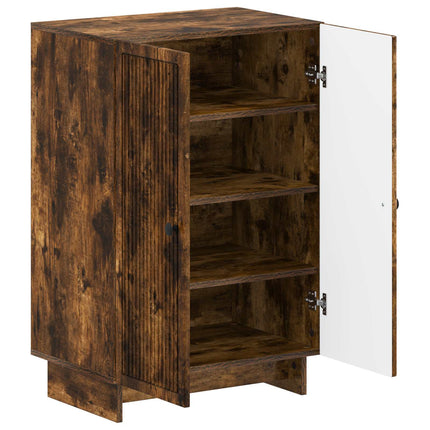 Sko skab EDE 59,5 x 39,5 x 90 cm Konstrueret træ Røget eg
