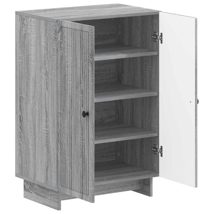 Sko skab EDE 59,5 x 39,5 x 90 cm Konstrueret træ Grå Sonoma