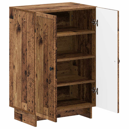 Sko skab EDE 59,5 x 39,5 x 90 cm Konstrueret træ Gammelt træ