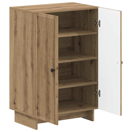 Sko skab EDE 59,5 x 39,5 x 90 cm Konstrueret træ Artisan-eg