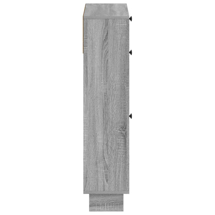 Sko skab EDE 78 x 24 x 103 cm Konstrueret træ Grå Sonoma