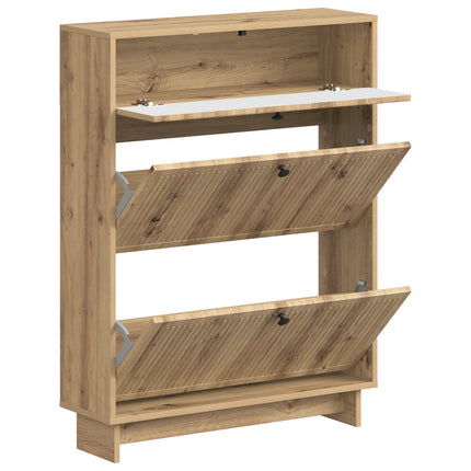 Sko skab EDE 78 x 24 x 103 cm Konstrueret træ Artisan-eg