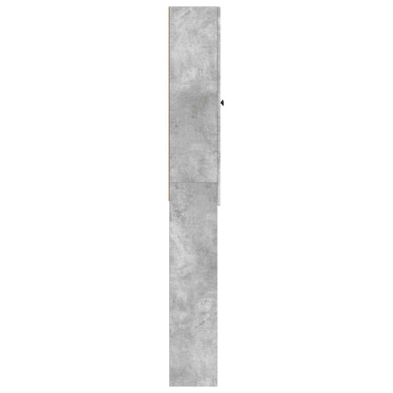Toilet Skab EDE Betongrå 66 x 25,5 x 190 cm Konstrueret træ