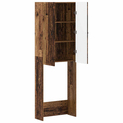 Toilet Skab EDE Gammelt træ 66 x 25,5 x 190 cm Konstrueret træ