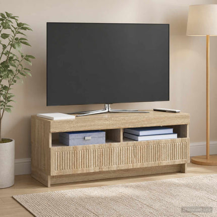 LED TV-skab Sonoma-eg Konstrueret træ