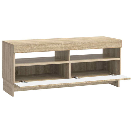 LED TV-skab Sonoma-eg Konstrueret træ