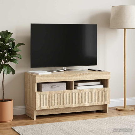 LED TV-skab Sonoma-eg Konstrueret træ