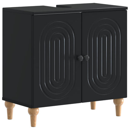 Badeværelsesskabsunder ALKMAAR Sort 59,5 x 31,5 x 59 cm