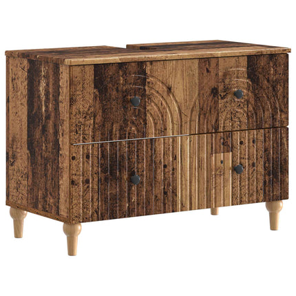 Badeværelsesskabsunder ALKMAAR Gammelt træ 82 x 41 x 59 cm