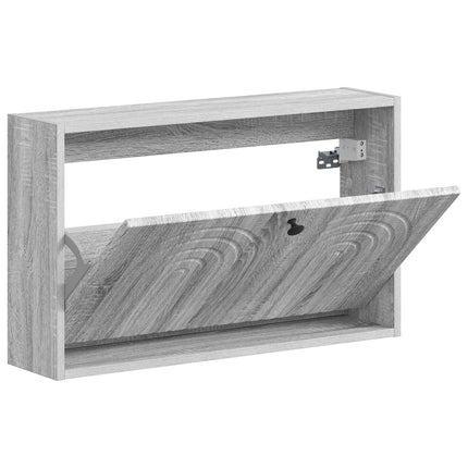 Vægmonteret Skoskab ALKMAAR 71 x 17 x 43 cm Konstrueret træ