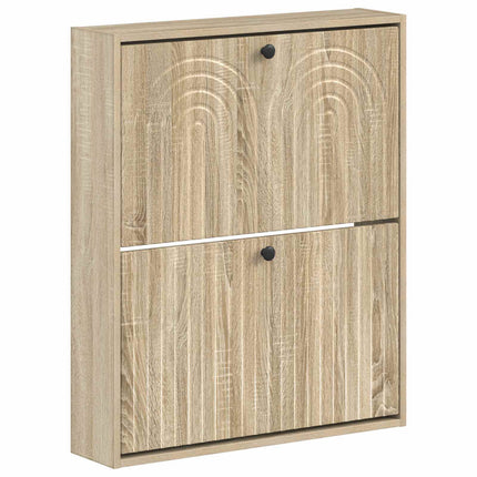 Vægmonteret Skoskab ALKMAAR 71 x 17 x 86 cm Konstrueret træ