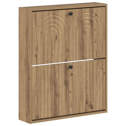 Vægmonteret Skoskab ALKMAAR 71 x 17 x 86 cm Konstrueret træ