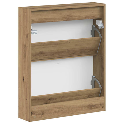 Vægmonteret Skoskab ALKMAAR 71 x 17 x 86 cm Konstrueret træ