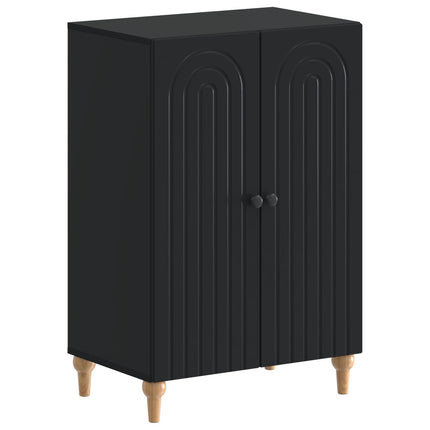 Sko skab ALKMAAR 59,5 x 39,5 x 90 cm Konstrueret træ Sort