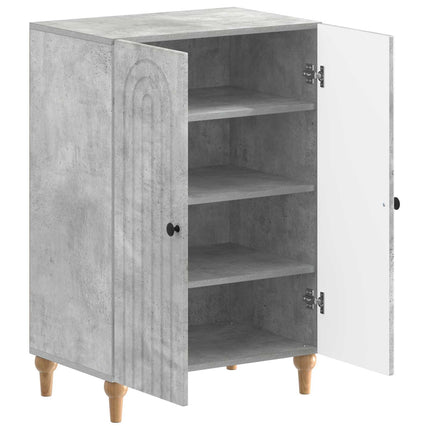 Sko skab ALKMAAR 59,5 x 39,5 x 90 cm Konstrueret træ Betongrå