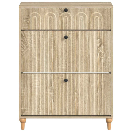 Sko skab ALKMAAR 78 x 24 x 103 cm Konstrueret træ Sonoma-eg