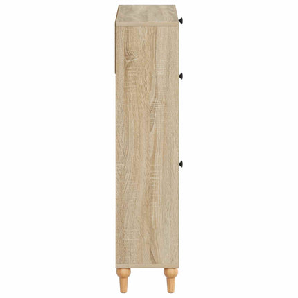 Sko skab ALKMAAR 78 x 24 x 103 cm Konstrueret træ Sonoma-eg