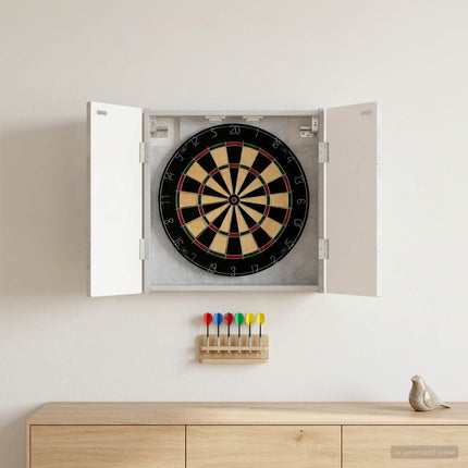 Dartboard Skab DELFT Betongrå 52,5 x 10,5 x 53,5 cm