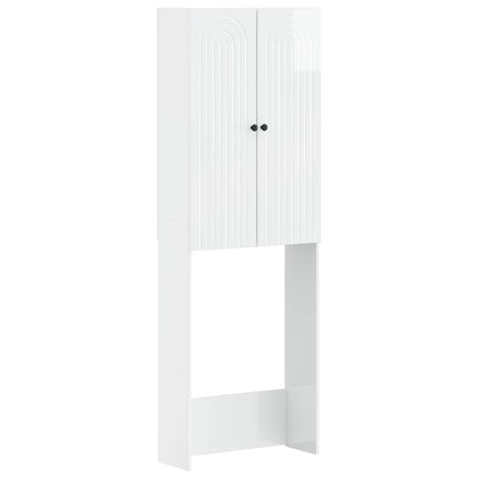 Toilet Skab ALKMAAR Hvid højglans 66 x 25,5 x 190 cm