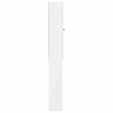 Toilet Skab ALKMAAR Hvid højglans 66 x 25,5 x 190 cm
