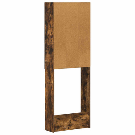 Toilet Skab ALKMAAR Røget eg 66 x 25,5 x 190 cm Konstrueret træ