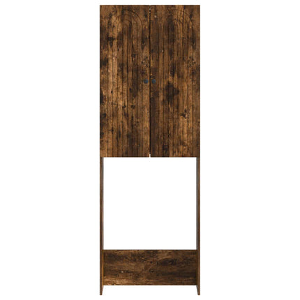 Toilet Skab ALKMAAR Røget eg 66 x 25,5 x 190 cm Konstrueret træ