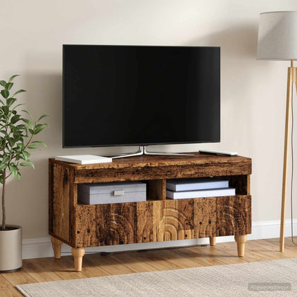 LED TV-skab Gammelt træ Konstrueret træ