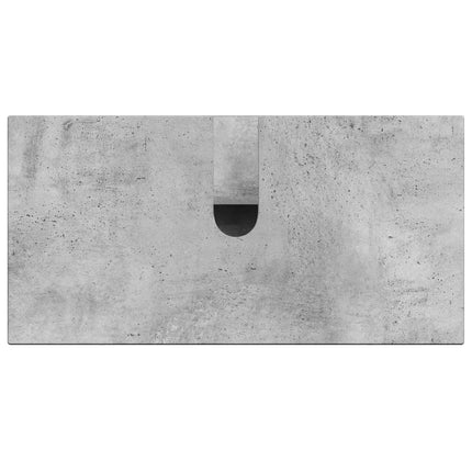 Badeværelsesskabsunder ZWOLLE Betongrå 59,5 x 31,5 x 59 cm