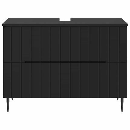 Badeværelsesskabsunder ZWOLLE Sort 82 x 41 x 58,5 cm
