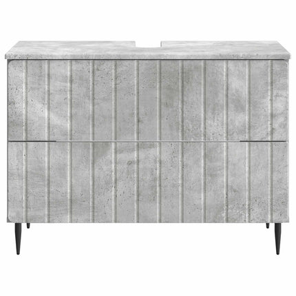 Badeværelsesskabsunder ZWOLLE Betongrå 82 x 41 x 58,5 cm