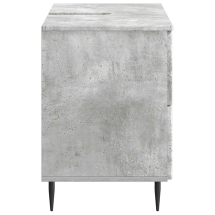 Badeværelsesskabsunder ZWOLLE Betongrå 82 x 41 x 58,5 cm
