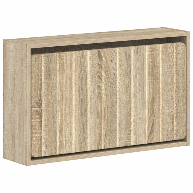 Vægmonteret Skoskab ZWOLLE 71 x 17 x 43 cm Konstrueret træ