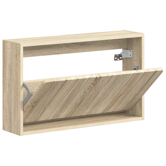 Vægmonteret Skoskab ZWOLLE 71 x 17 x 43 cm Konstrueret træ