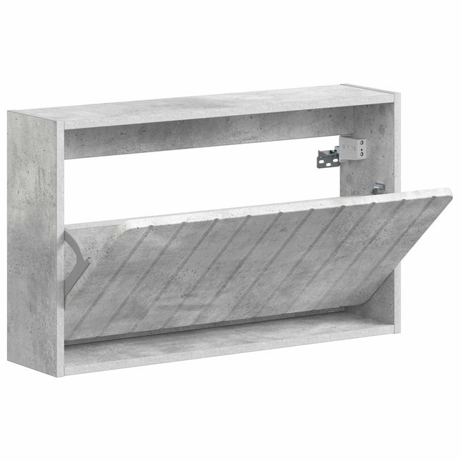 Vægmonteret Skoskab ZWOLLE 71 x 17 x 43 cm Konstrueret træ