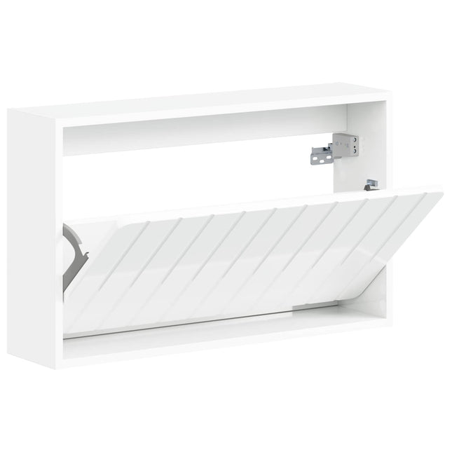Vægmonteret Skoskab ZWOLLE 71 x 17 x 43 cm Konstrueret træ