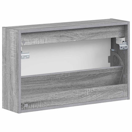 Vægmonteret Skoskab ZWOLLE 71 x 17 x 43 cm Konstrueret træ