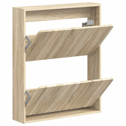 Vægmonteret Skoskab ZWOLLE 71 x 17 x 86 cm Konstrueret træ