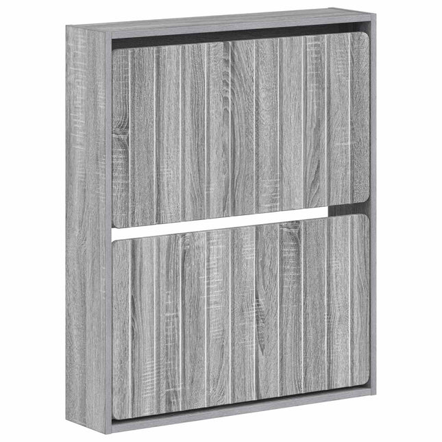 Vægmonteret Skoskab ZWOLLE 71 x 17 x 86 cm Konstrueret træ