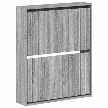 Vægmonteret Skoskab ZWOLLE 71 x 17 x 86 cm Konstrueret træ