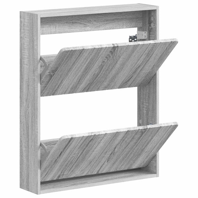 Vægmonteret Skoskab ZWOLLE 71 x 17 x 86 cm Konstrueret træ