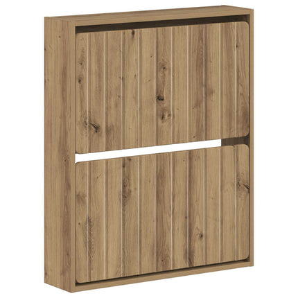 Vægmonteret Skoskab ZWOLLE 71 x 17 x 86 cm Konstrueret træ