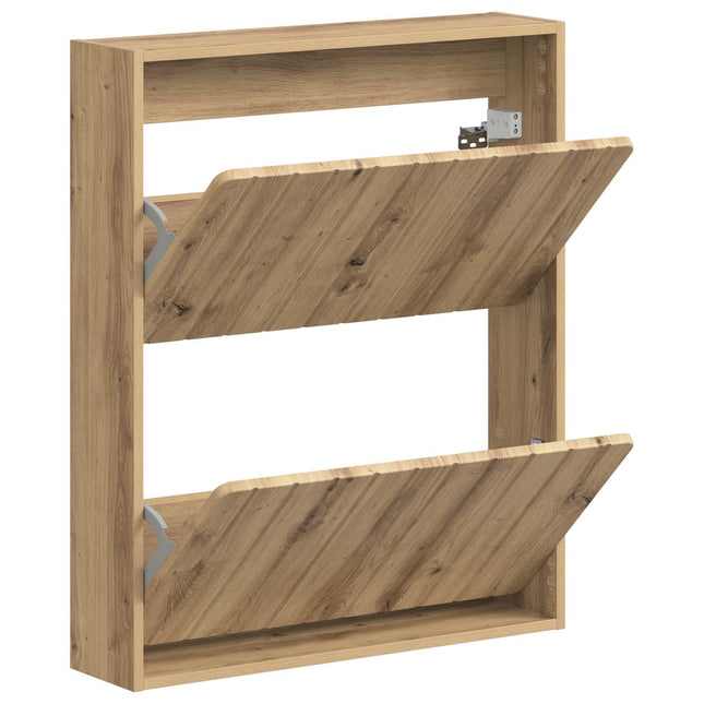 Vægmonteret Skoskab ZWOLLE 71 x 17 x 86 cm Konstrueret træ