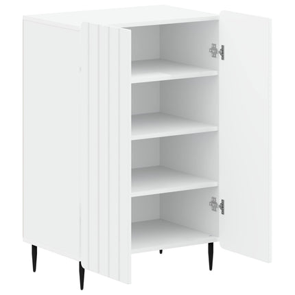 Sko skab ZWOLLE 59,5 x 39,5 x 91,5 cm Konstrueret træ Hvid
